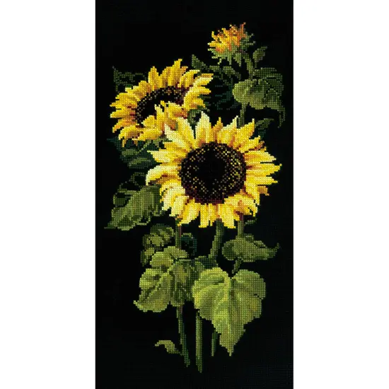 RIOLIS Counted Cross Stitch Kit 9.75"X19.75"-Sunflowers {2}