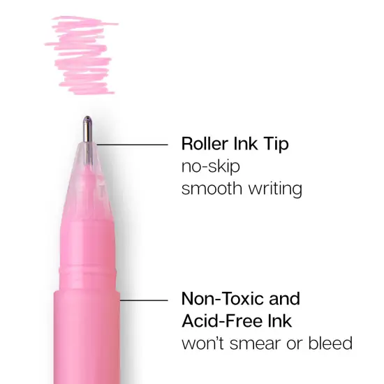 KINGART&reg; Gel Pens 12 Pastel Colors {5}