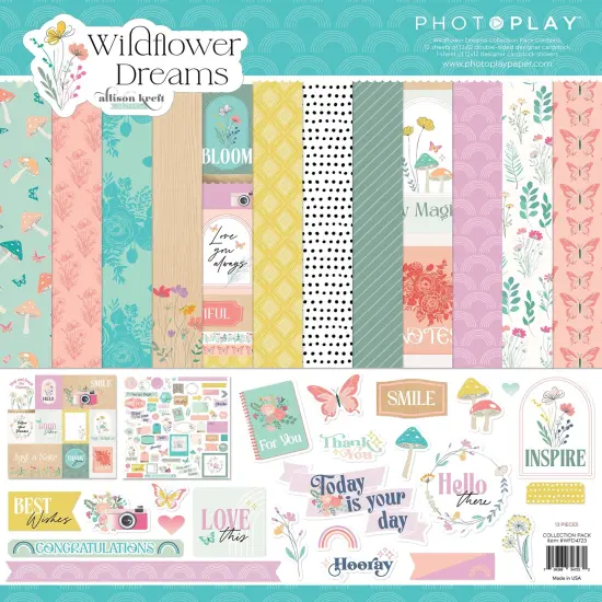 PhotoPlay Collection Pack 12"X12"-Wildflower Dreams {1}