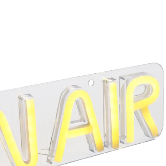 Northlight LED On Air Neon Lighted Wall Sign - 11" Yellow {7}