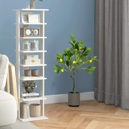 2PCS Artificial Lemon Tree 2.6 FT Tall Fake Plant Office Decor w/Lemon Fruits {5}