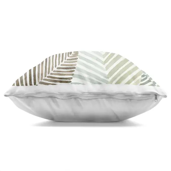 Stupell Industries Striped Foliage Illusion Indoor Pillow, 18 x 7 x 18 {3}