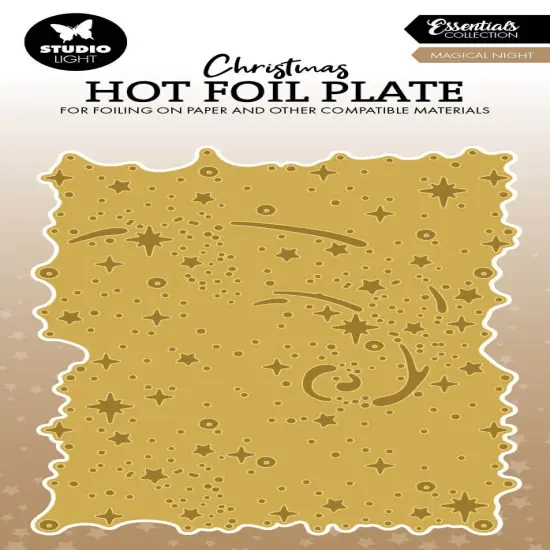 Studio Light Fairy Christmas Hot Foil Plate-Magical Night {1}