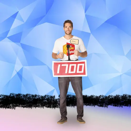 Price Is Right Row Red Costume Game Show Contestant Halloween Outfit {4}