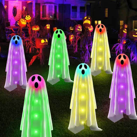 6PACKS Halloween Ghost Decorations {1}