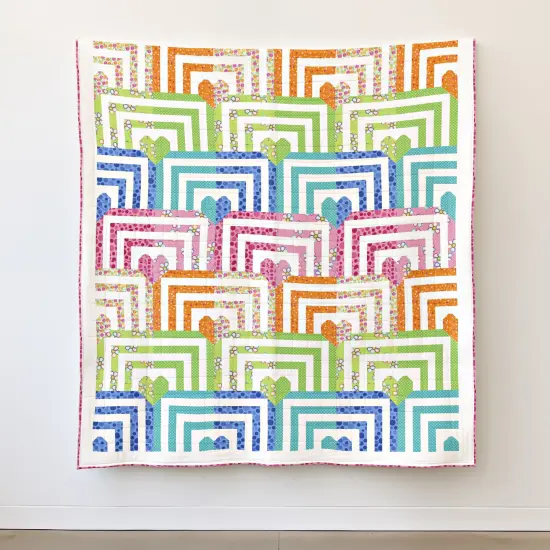 Fiesta In My Heart Quilt Kit (kit22470) | Moda | Sewing Kit {1}