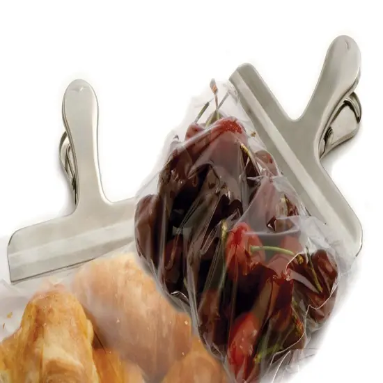 Norpro Stainless Steel Food Storage Jumbo Bag Clip {5}