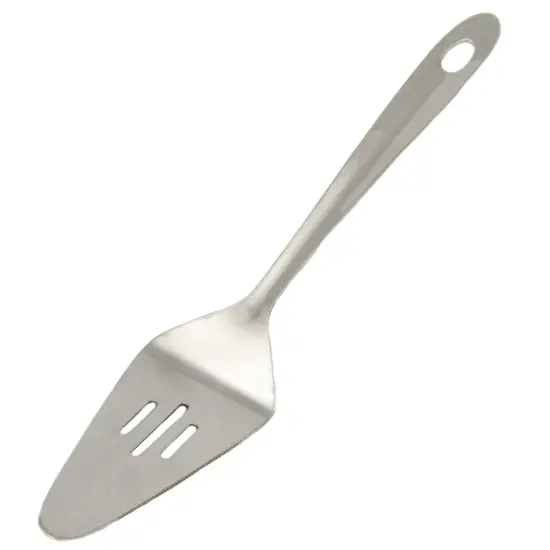 Chef Craft 10" Slotted Stainless Steel Pie Server Spatula with Sleek Mirror Finish {1}