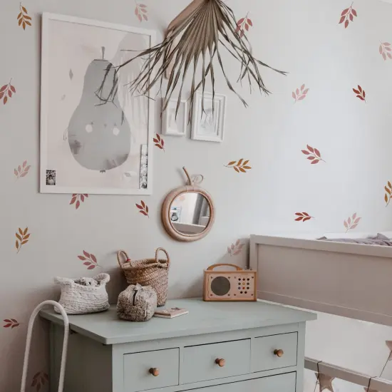 QUCHENG Boho Wall Stickers Girls Bedroom Removable Wall Decals Nursery Kids Room Decor Vinyl Murals DIY Cute Decorations 6 Sheets {6}