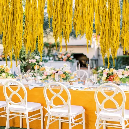 10Pcs Dried Amaranthus Hanging Flowers Garland Rustic Wall Hanging Decor {5}