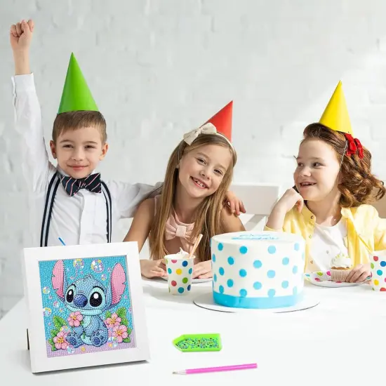 Small 5D Diamond Painting Kits with Wooden Frame - 7x7 Inch {3}