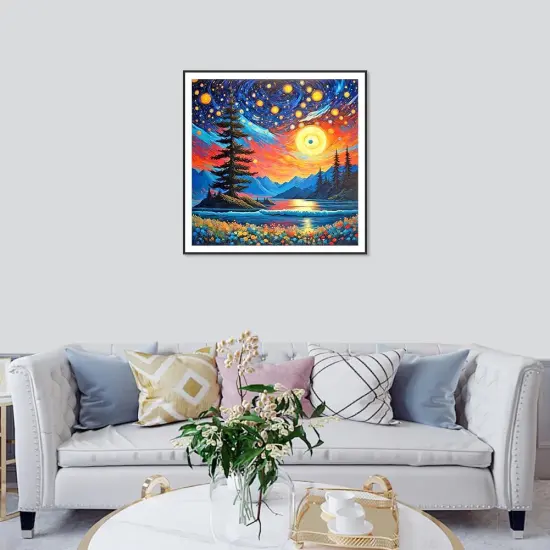Night Sky Diamond Art Painting Kits for Adults 12x12 inch {2}