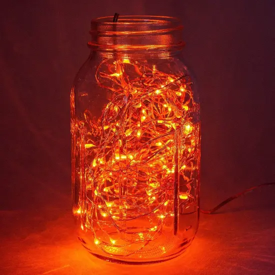10Ft 30 LEDs Orange String Lights Fairy Lights {3}