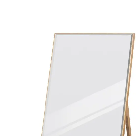 Large Full Length Leaning Wall or Hanging Mirror Gold {3}