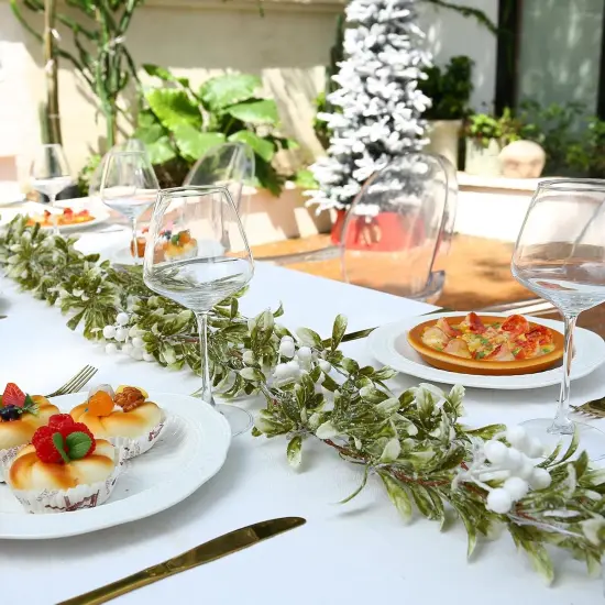 Christmas Garland with Lights Battery Operated {5}