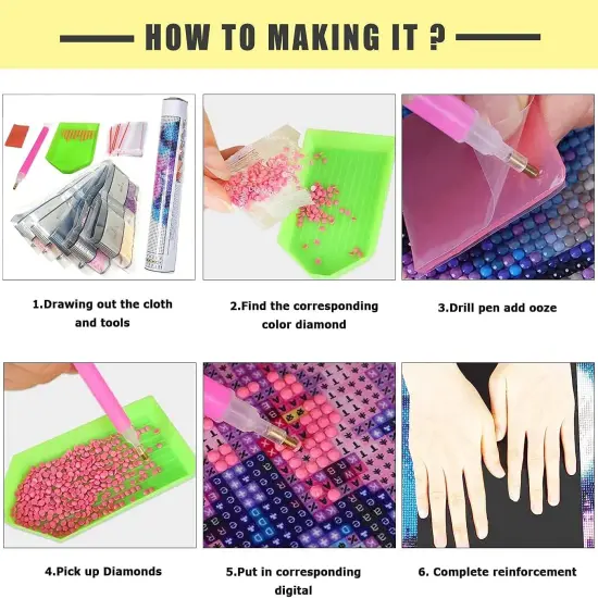 Golden Sun and Moon Diamond Painting Kits - 12x16inch {5}