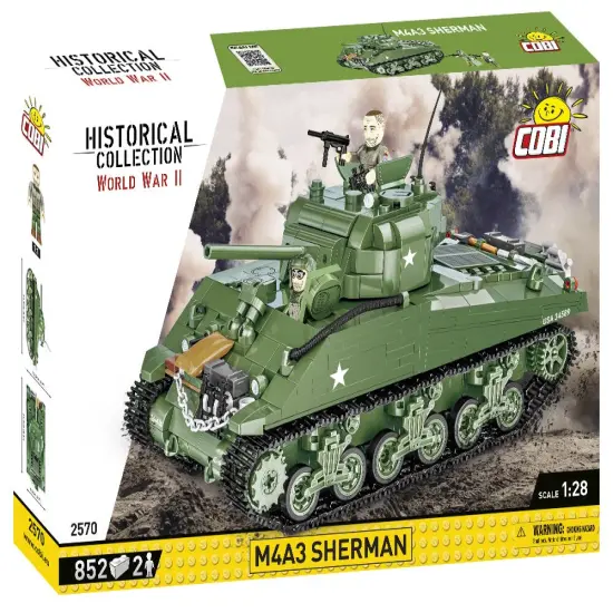 COBI Historical Collection World War II M4A3 Sherman Tank {1}