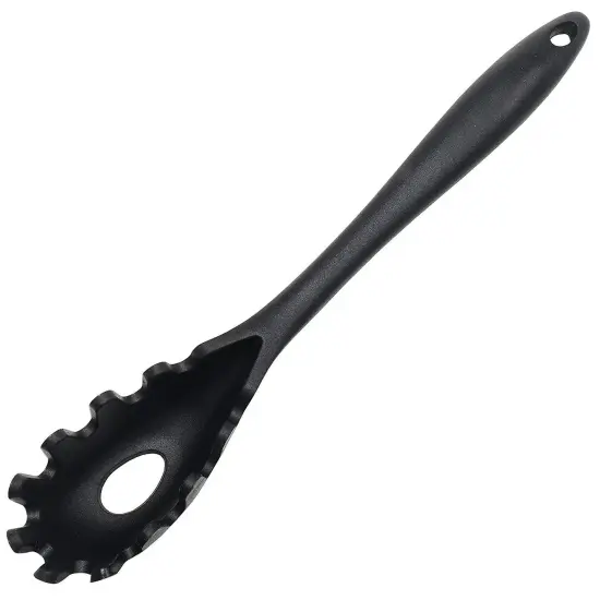 Chef Craft 11.5" Premium Heat Resistant Silicone Spaghetti Server / Pasta Fork Periwinkle {1}