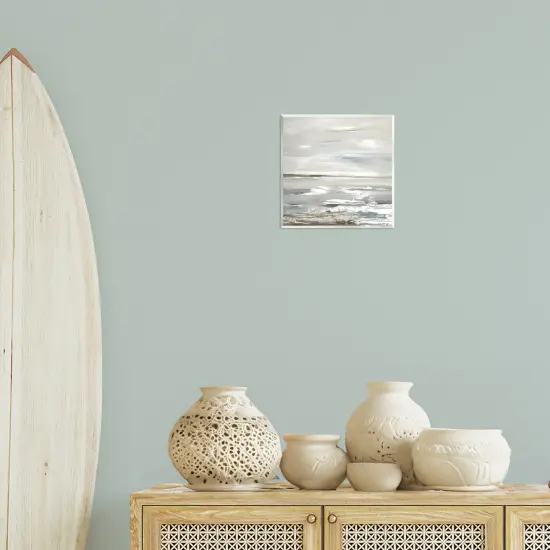 Stupell Industries White Waves Impression Wall Plaque Art Design by Lera {2}