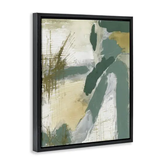 Stupell Industries Dynamic Abstract with Grey Floater Framed Canvas Wall Art Design by Vanna Lam  {3}