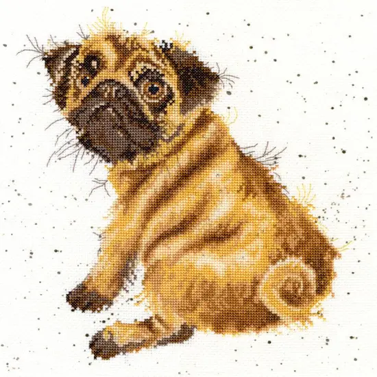 Pug XHD11 Counted Cross Stitch Kit {1}