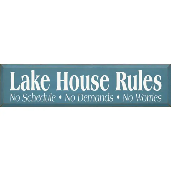 Relax at the Lake House: Solid Knotty Pine, No Schedule, No Demands, No Worries White-Black {2}