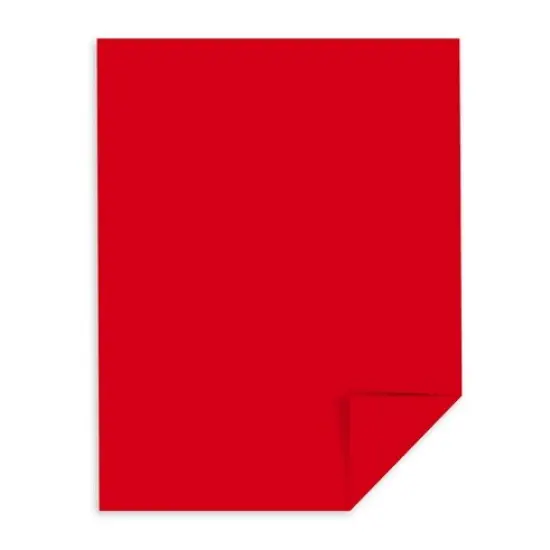 Astrobrights 12" x 12" 80# Cover Sheets Bulk Pack of 100 Re-entry red {1}