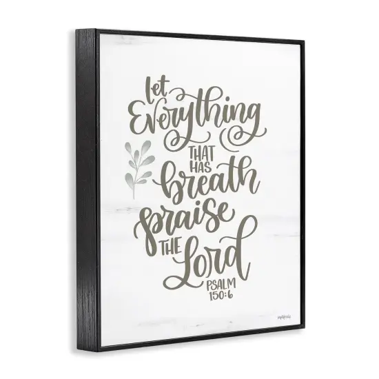 Stupell Industries Praise The Lord Proverb Framed Giclee Wall Art Design by Imperfect Dust {3}