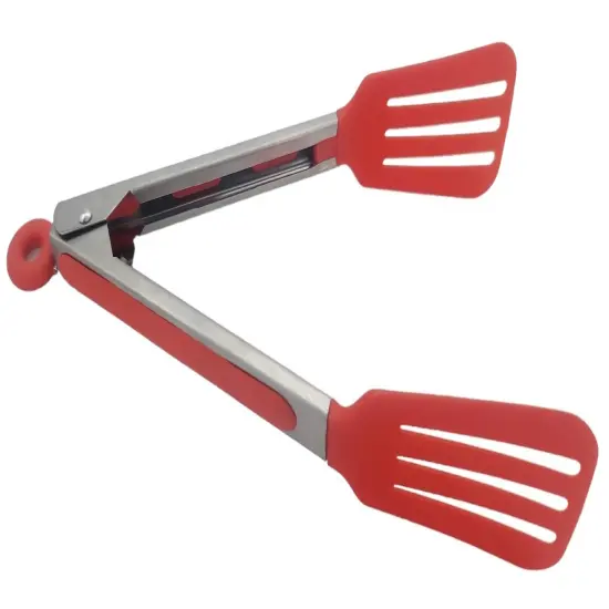 Handy Housewares 3pc Cooking Tongs Set, Slotted Turner Tongs, Food Tongs and Pasta Server {4}