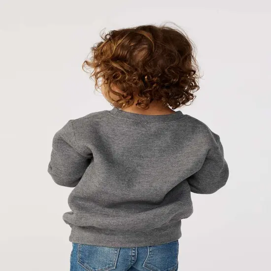 Rabbit Skins&reg; Toddler Classic Fleece Sweatshirt Navy {8}
