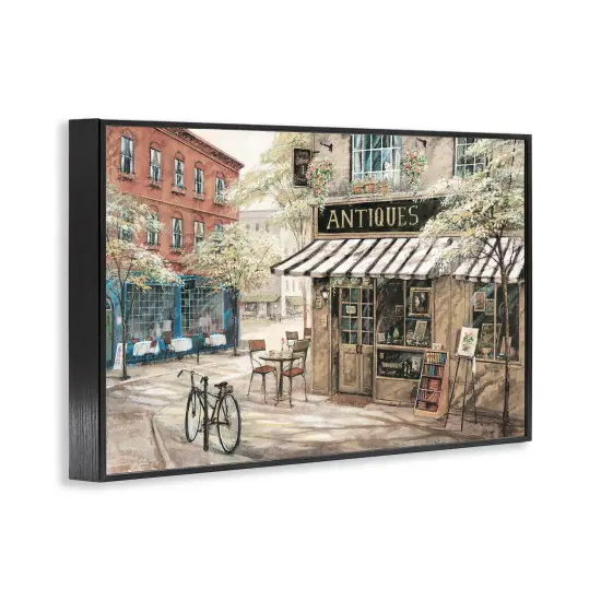 Stupell Industries Cozy Town Antiques Shop Framed Giclee Wall Art Design by Ruane Manning {3}
