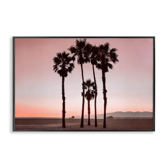 Stupell Industries Cluster of Palm Trees Framed Giclee Wall Art Design by Natalie Carpentieri {1}