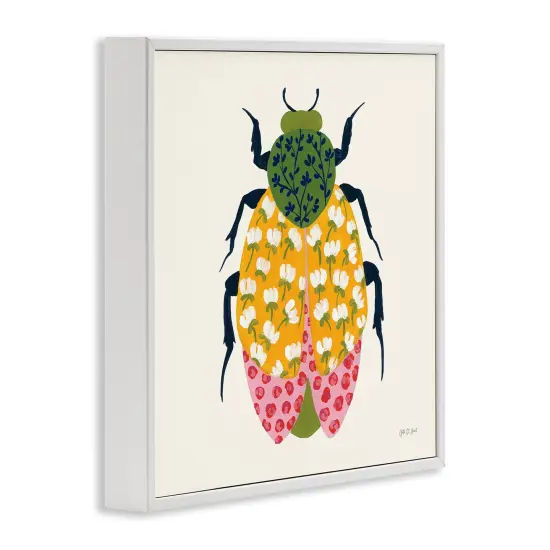 Stupell Industries Mixed Blooms Beetle Framed Giclee Wall Art Design by Yvette St. Amant {3}