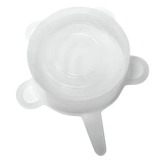 Norpro 6 Piece Reusable Food-Safe Silicone Lids Set - Fits 2.5" to 11" Openings {3}