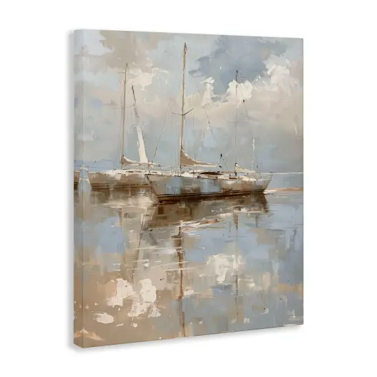 Stupell Industries Race Day Sailboats Canvas Wall Art Design by Petal Prints Design {3}