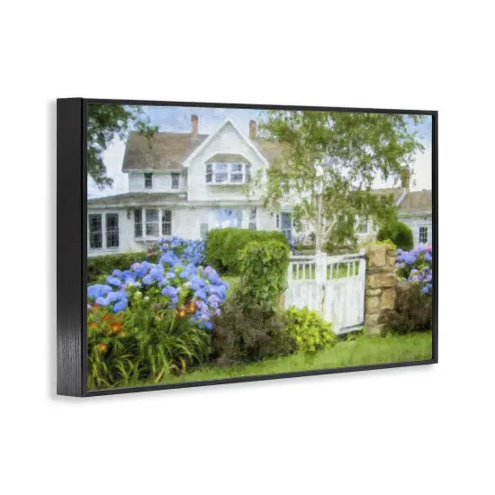 Stupell Industries Beach Getaway Cottage Framed Giclee Wall Art Design by Graffi*tee Studios {3}