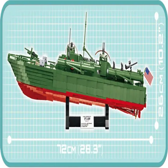 COBI Historical Collection Patrol Torpedo Boat PT-109 {4}