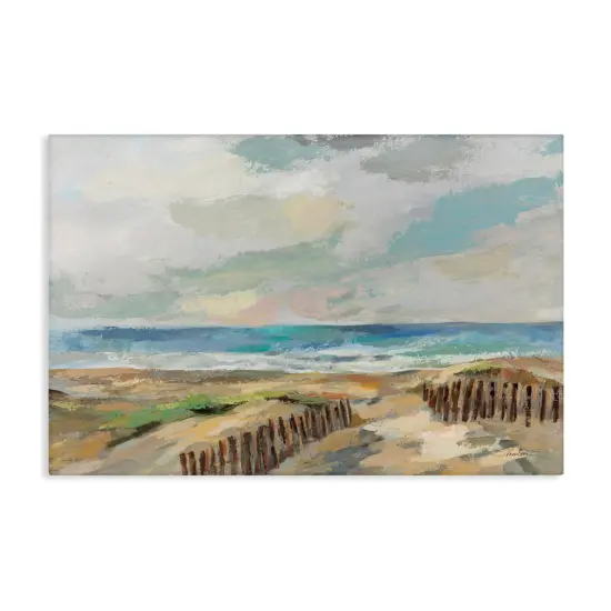 Stupell Industries Summer Beach Dunes Canvas Wall Art Design by Silvia Vassileva {1}