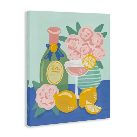 Stupell Industries Lemons & Drinks Still Life Canvas Wall Art Design by Kristina Hultkrantz {3}