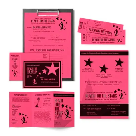 Astrobrights 12" x 12" 80# Cover Sheets Bulk Pack of 100 Plasma pink {2}