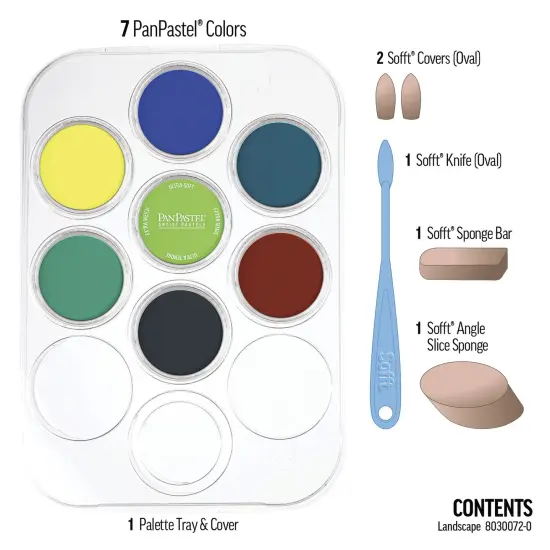 PanPastel Artists&rsquo; Painting Pastels Set - Landscape Colors, Set of 7 {2}