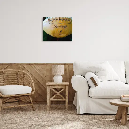 Stupell Industries Painterly Team Football Canvas Wall Art Design by Graffi*tee Studios {2}