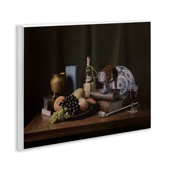 Stupell Industries Dark Vanitas Still Life Wall Plaque Art Design by Unknown  {3}