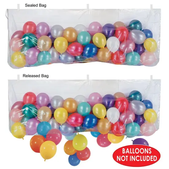 12 Pack Bulk New Year's Eve Packaged Plastic Balloon Bag - bag only {3}