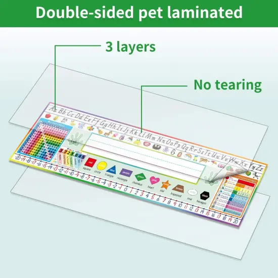 36 Pcs Classroom Nameplates Student Desk Name Tags {3}