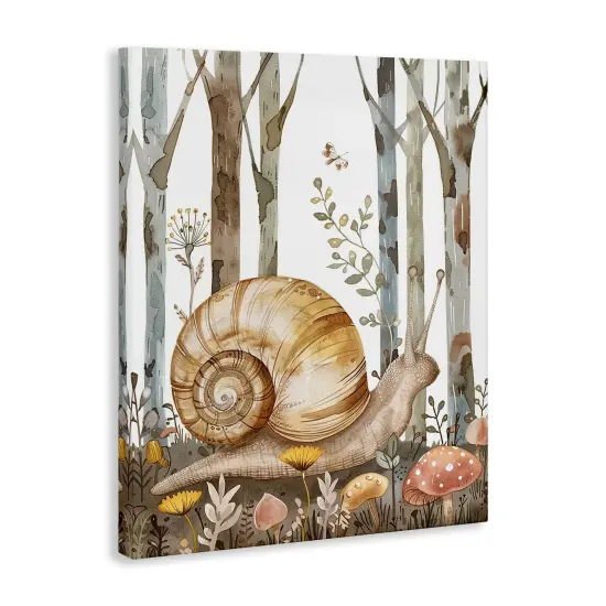 Stupell Industries Woodland Snail Nature Canvas Wall Art Design by LSR Design Studio {3}