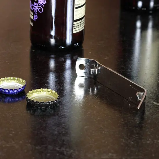 Chef Craft 2pc Magnetic Plated Steel Bottle Opener & Can Tapper Set {3}