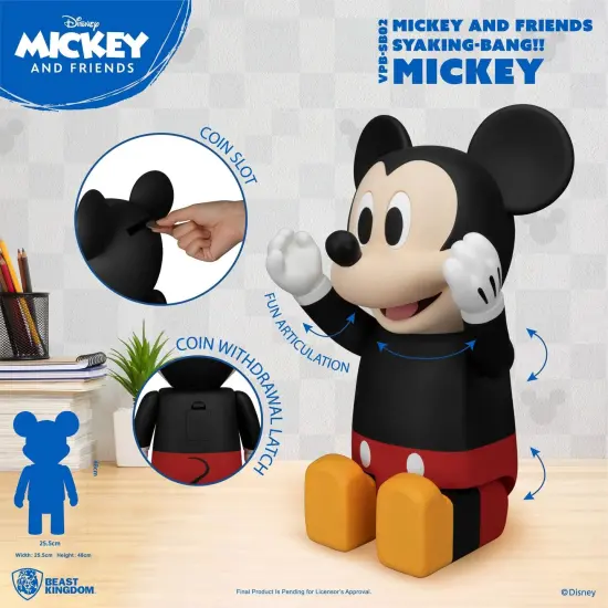 Mickey and Friends Piggy Bank Statue {3}