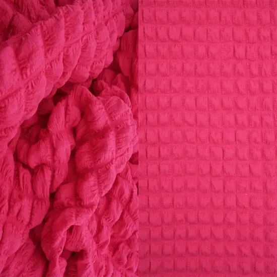 1 Yard Lady Crush Woven Jacquard Fabric, 62&Prime; Wide Polyester Spandex Blend BLACK {4}