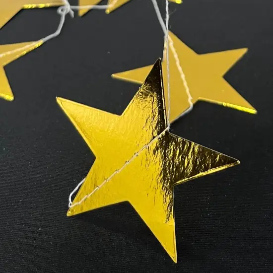 Gold Star Hanging Garlands Party Decorations {5}